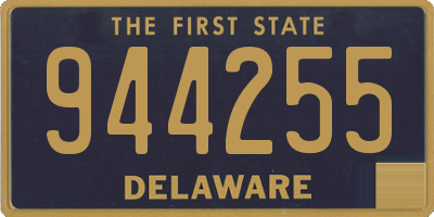 DE license plate 944255