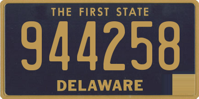 DE license plate 944258