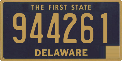 DE license plate 944261