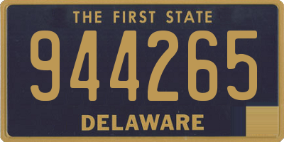 DE license plate 944265
