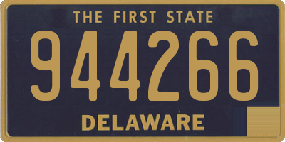 DE license plate 944266