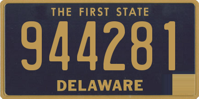 DE license plate 944281
