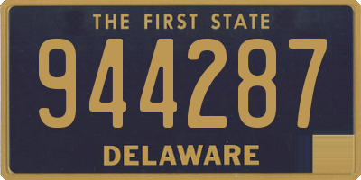 DE license plate 944287