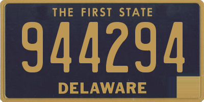 DE license plate 944294