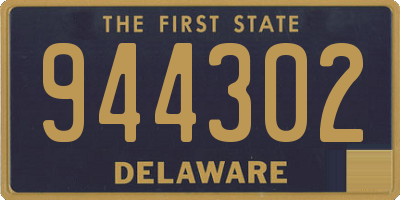 DE license plate 944302