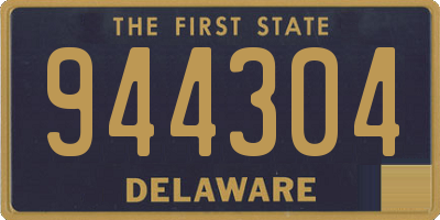 DE license plate 944304