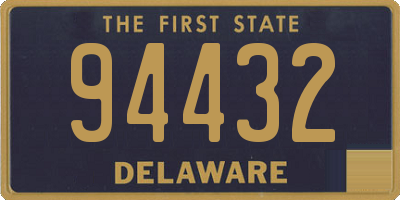 DE license plate 94432