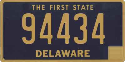 DE license plate 94434