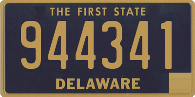 DE license plate 944341