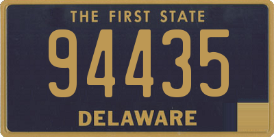 DE license plate 94435