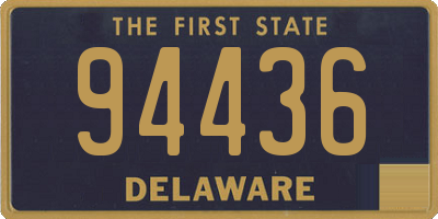 DE license plate 94436