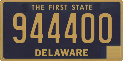 DE license plate 944400