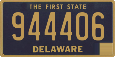 DE license plate 944406