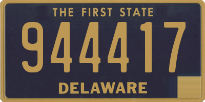 DE license plate 944417