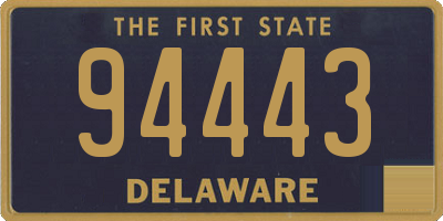 DE license plate 94443