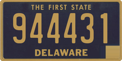 DE license plate 944431