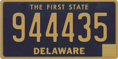 DE license plate 944435