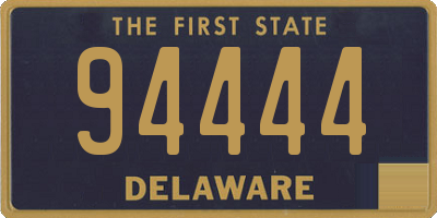 DE license plate 94444