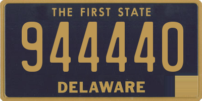 DE license plate 944440