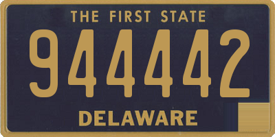 DE license plate 944442