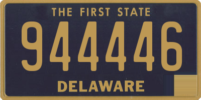 DE license plate 944446