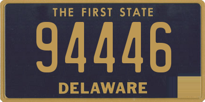 DE license plate 94446