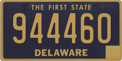 DE license plate 944460