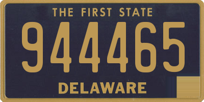 DE license plate 944465