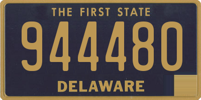 DE license plate 944480