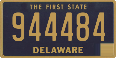 DE license plate 944484