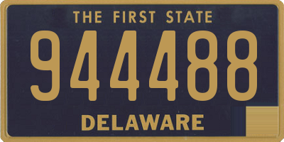 DE license plate 944488
