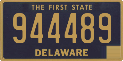 DE license plate 944489
