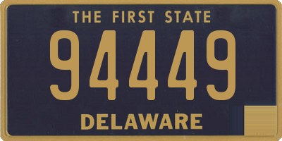 DE license plate 94449