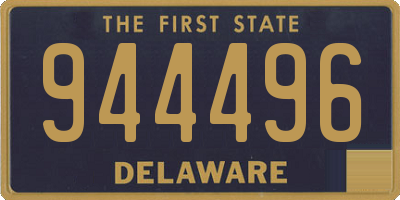 DE license plate 944496