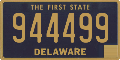 DE license plate 944499