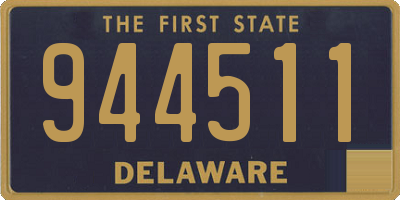 DE license plate 944511