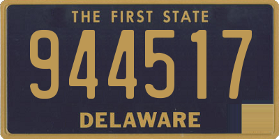 DE license plate 944517