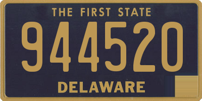 DE license plate 944520