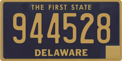 DE license plate 944528