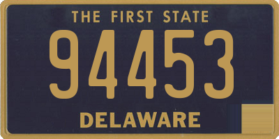 DE license plate 94453