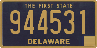 DE license plate 944531