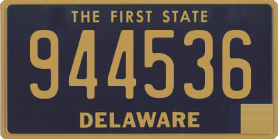 DE license plate 944536
