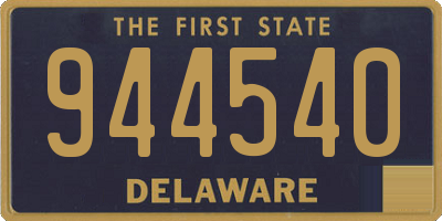 DE license plate 944540
