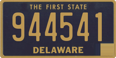 DE license plate 944541