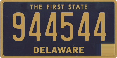 DE license plate 944544