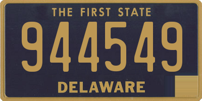 DE license plate 944549
