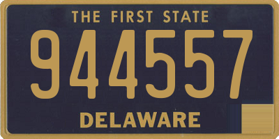 DE license plate 944557