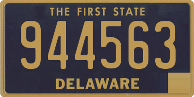DE license plate 944563