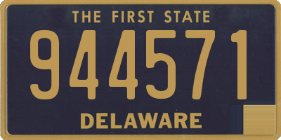DE license plate 944571