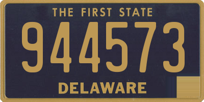 DE license plate 944573